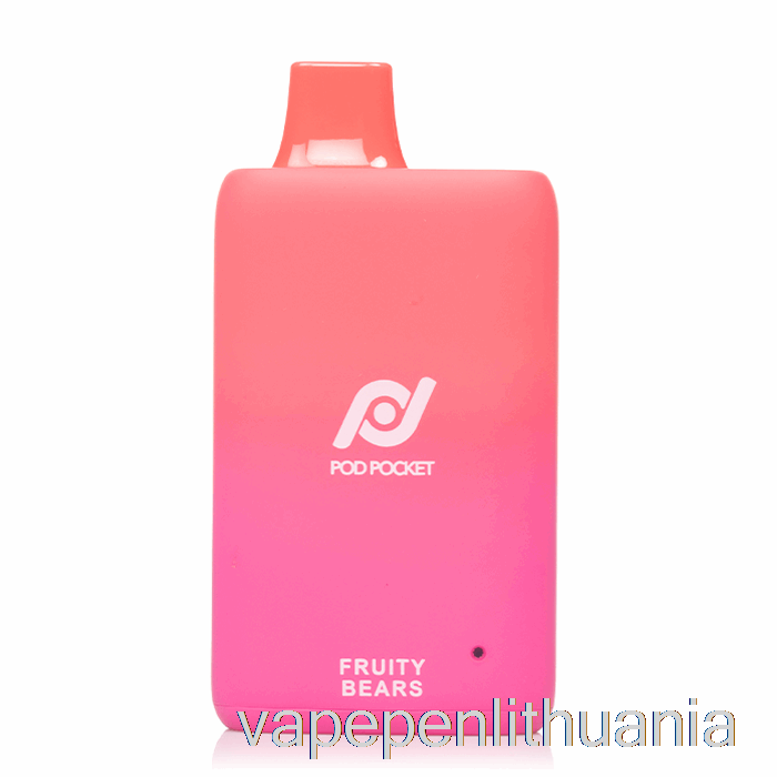 Ankšties Kišenė 7500 Vienkartinių Vaisių Meškų Vape Skystis